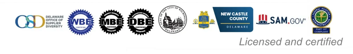 Delaware OSD, WBE, MBE, DBE, New Castle County and SAM.gov certifications